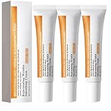 Aufhellende Anti-Falten-Creme gegen dunkle Flecken und Hyperpigmentierung, Korrektur von dunklen Flecken im Gesicht, Sommersprossen-Creme mit feuchtigkeitsspendender Formel für alle Hauttypen (3pcs)