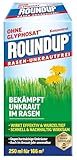 Roundup Rasen-Unkrautfrei Konzentrat, Unkrautvernichter gegen Unkraut im Rasen, auch bei Jungrasen, 250 ml für 166 m²