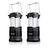 Diealles Campinglampe, 2 Pack 30 LEDs Campinglampe, Faltbare Wasserdicht Camping Licht mit Haken, Tragbare Camping Laterne für Zelt, Wandern, Angeln, Notfall Blackout