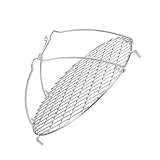 VINTORKY Runder Dampfgarer Und Geschirrdampfer Rundes Gestell Tablett Mit Gestell Ablage Für Gedämpfte Lebensmittel Werkzeug Für Die Heißluftfritteuse Dampfgarer Dampfplatte