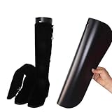 2 Paar 16-Zoll-Schwarz-Kunststoff-Stiefelbaum-Former-Formeinsätze Langer automatischer Ständer-Unterstützungsformungswerkzeug Hoher kurzer Stiefel Kniehohe Schuhe Stiefelhalter für Unisex