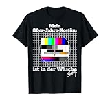 Testbild 80er Jahre Kostüm Ist In Der Wäsche Retro Outfit T-Shirt