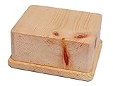 Dekobox Butterdose aus Zirbenholz inkl. Schieferplatte - Made in Tirol