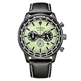 CITIZEN Herren Analog Quarz Uhr mit Leder Armband CA4505-21X