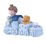 ERINGOGO Niedlicher Zug Kuchen Topper in Kreative Geburtstags Tortendeko Dekorativer Fondant Zug für Kinderzimmer Umweltfreundliches Dessert Ornament