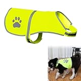 Pet Hunde Warnwesten,Hund Sicherheit Reflektierende Weste,Sicherheitsweste Pet Hunde,Sicherheit Geschirr Jacke für Hält den Hund Sichtbar Sicher vor Autos & Jagtunfällen(XXL)
