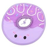 GRIRIW Weicher Verstellbarer Genesungskragen für Hunde und Katzen Donut Halskrause mit Schutzring gegen Lecken und Beißen nach Operationen Komfortabler Schutzhalskragen für Kleine