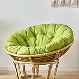 40 cm dicke, runde Outdoor-Kissen für Hängesessel, wasserdichte Rattan-Möbelpolster, bequemes Sitzkissen für Garten und Terrasse