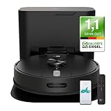 aeco VacuBot X5 PLUS Saug/Wischroboter & Absaugstation 5000Pa Saugkraft/LDS Navigation/120m²Saug- & 100m²Wischbereich/160min Akkulaufzeit/18mm Hindernisüberwindung/Infrarot Fernbedienung/App-Steuerung