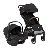 Joie pact™ pro Kinderwagen-Set – Leichter Buggy mit kompaktem Faltmaß, inkl. i-Snug™ Babyschale & Tragetasche, ab Geburt bis 4 Jahre (0–22 kg), Shale