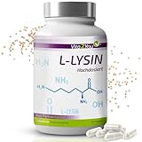 Vita2You L-Lysin 1200mg - 365 Kapseln - 1000mg reines Lysin pro Tagesdosis - ohne Zusätze - hochdosiert - Premium Qualität