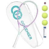 OGEENIER Tennis Racket 27 Zoll Tennisschläger Damen Herren Tennis Schläger für Erwachsene Anfänger und Freizeitschläger leichte mit 1 Griffband und 3 Bällen und1 Tennis-Vibrationsdämpfer