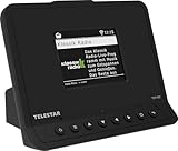 TELESTAR TOP 400 – HiFi-Adapter (Adapter zum Nachrüsten von Internetradio, DAB+, Streamingdiensten, Bluetooth 5.3, USB-Aufnahme) – Schwarz