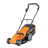 LawnMaster MEB1840M Elektro Rasenmäher 1800W 40cm, 6-fache Schnitthöhenverstellung 20-70 mm, 42L Fangbox