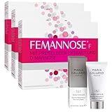 Femannose F | 3 x 14 Trinkgranulat mit 2.000 mg D-Mannose und Preiselbeer-Extrakt für die Blase + gratis Tagespflege | vegan, laktosefrei, glutenfrei | Blasengesundheit | gut verträglich
