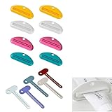 13 Pcs Tubenquetscher FüR Alle Tube TubenausdrüCker Tubenpresse Tubenaufroller Zahnpasta AusdrüCker Zahnpasta Quetscher Tubenpresse Edelstahl Toothpaste Squeezer Tube Squeezer TubenschlüSsel