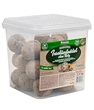 Fidelio Meisenknödel ohne Netz, Insektenknödel, ganzjähriges Wildvogelfutter proteinreich/energiereich, hochwertiges Vogelfutter für Wildvögel, 30 Stück im Eimer, 2.5 kg