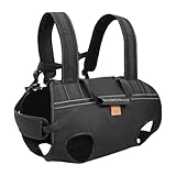 Hundestützschlinge – Hundegeschirr zum Heben von Hunden, Oxford-Stoff, Rehabilitationsliftung für Haustiere, verstellbar, atmungsaktiv, langlebig, Mobilitätshilfe, für ältere verletzte Hunde, Erholung