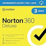 Norton 360 Deluxe 2025 | 3 Geräte | 1 Jahr | Aktivierungscode per Email