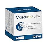 Mascupro® Mann & Kraft - 180 Kapseln - 20:1 schwarzes Maca, Tribulus Terrestris, Bockshornklee, Zink & Aminosäuren