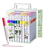 Générique Marker-Set, Filzstifte, schmutzabweisend, strapazierfähig, für Schule, Reise und Ostergeschenke