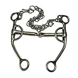 LeeQinersw Drehbarer Mundstück Pferdegebiss, Reitzubehör für