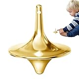 Kreativer Kre-isel aus Metalllegierung, Vintage Totem Kreiselspielzeug, Tragbarer Präzisions-Metallkreisel, Fingerspitzen-Stressabbau Spielzeug, Die perfekte Balance zwischen Leistung und Schönheit