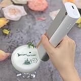 EVEBOT Kleiner Lebensmitteldrucker zum Drucken von Mustern auf Macarons, Kaffee und Kuchen, Getränkedrucker mit App-Steuerung für Zuhause, Geschäft, Konditorei, Café(Dunkelgrüne)