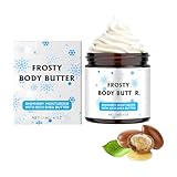 Landrain 114g Sheabutter Bio für Kosmetik, Shea Butter Bio Unraffiniert,geeignet für Alle Hauttypen