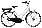Adore E-Citybike Damen Hollandia Carry on 28'' E-Bike weiß 250 Watt Li-Ion 36V/13 Ah 3 Gänge
