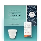 ASPILOS Drogentest Schnelltest - Multi Drogen Selbsttest für Zuhause - Zuverlässiges Ergebnis in 5 Minuten - Medizinische Tests mit Labor-Qualität