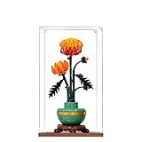 Acryl-Vitrine für Lego 10368 Goldene Chrysanthemen-Bauset, staubdichte Displaybox, transparente Box, Displaybox kompatibel mit Lego 10368 (nur Hülle, kein Modell) (Transparent 2MM)