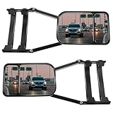 Wohnwagen Spiegel Auto, Wohnwagenspiegel,2 Stück Caravanspiegel,Universalspiegel,Anhängerspiegel,Wohnwagenspiegel Auto,Wohnmobilspiegel,Außenspiegel für Wohnmobile,für Alle Gängigen Fahrzeugtypen