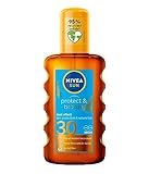 NIVEA Sun Protect & Bronze Naturbräunungsöl SPF 30, 200 ml