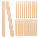 SEUICYNE 24 Stück 20cm Rhythmusstöcke Klangholz Instrument Klangstäbe aus Holz Klanghölzer für Musikunterricht, Bands, Musikergeschenke