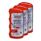 Winkel DVGW-zertifizierter Gewindedichtfaden – 3 X 160 m nicht aushärtendes Dichtband aus Polyamid (nicht PTFE) für Metall - Kunststoffgewinde, sofortige Abdichtung für Sanitärrohre und Armaturen (3)