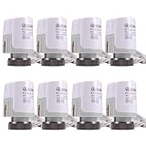 8X Stellmotor Fussbodenheizung 230v Thermischer Stellantrieb stromlos geschlossen NC M30x1,5 Thermot Stellmotor