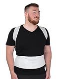 Hydas Geradehalter mit Stützgürtel, XXL - unterstützt eine aufrechte Körperhaltung, Haltungskorrektur, Made in Germany