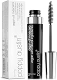 Vegan Mascara für Empfindliche Augen - 8x Sanfter, Hypoallergen, Cruelty Free, Organisch - Beste Natürliche Wimperntusche für Kurze Wimpern, Verlängerung, Volumen und Länge (9 Gramm,Black)