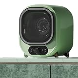 0.8kg Kleiner Kondensator-Wäschetrockner, 450W Kompakter Tragbarer Wäschetrockner, 360°blaues Licht, Antibakteriell, Zwei Temperaturgesteuerte Sonden Für Mehr Sicherheit Für Haus, Wohnheim, Wohnmobil,