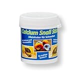 AQ4Aquaristik Calcium Snail Sticks - Futtersticks für Schnecken als Alleinfutter mit Kalzium und Vitaminen für kräftige Schneckenhäuser, 45g