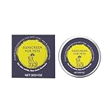 Sonnenschutzbalsam für Haustiere in Dose, feuchtigkeitsspendender Sonnenschutz für Hunde und Katzen, ungiftige Formel, für Hunde und Katzen