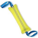 Bull Fit Beisswurst für Hunde, 30 cm, mit Zwei Schlaufen - Sehr Robustes Hundespielzeug zum Training, Tauziehen und Zerrspiele mit Hund - Aus hochwertigem Feuerwehrschlauch handgefertigt