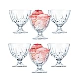 Dajar Malediven 6 Eisbecher 300 ml LUMINARC, Glas, Transparent, 6 Stück (1er Pack), 6