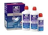 Aosept Plus mit Hydraglyde Kontaktlinsen-Pflegemittel | Vorrats- und Reisepackung | 2 x 360 ml + 1 x 90 ml