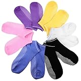 DIKACA 6 Paare Rutschfeste Sneaker Socken Atmungsaktiv für Yoga Tanzen Trampolin Sport Komfortabel Langlebig