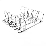 Julyun 2 D-Ring-Mechanismus, 123 mm Länge, Binderücken für obere Bindung, Ersatz-Set, Metall-Clip-Ringbuch für Papieraufbewahrung, Ordner, Planer, Zubehör (30 mm)