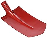 IDEAL-SIEGER Kabelgrabenschaufel spitz ohne Stiel | Dülle mit Tritt vorne angewinkelt | Schmal & robust für enge Kabelgräben | Kabel verlegen Werkzeug | Grabeschaufel Profiqualität