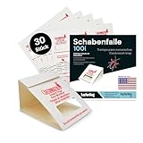 Catchmaster Schabenfalle 100i – 30x Premium Kakerlaken-Falle Klebefallen - Giftfrei & Biozidfrei - Mittel gegen Kakerlaken, Heimchen & Schaben - Zur Bedarfsermittlung & Monitoring
