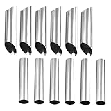 Alipis 12Stücke Croissant Backkegel Teiliges Cannoli Gebäck Und Cupcakes Hochwertige Backform Für Kreative Backideen Für Backliebhaber